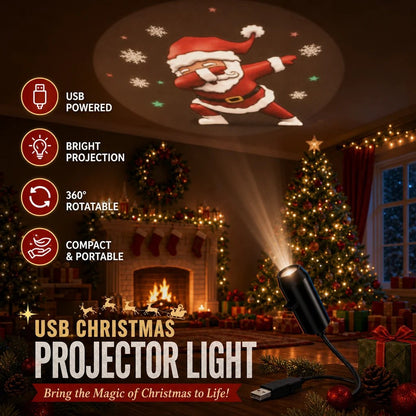 BVJ®✨Plug-&-Play HD Christmas Projector – 6 or 10 Festive Scenes(📦Buy 3 Free Shipping)