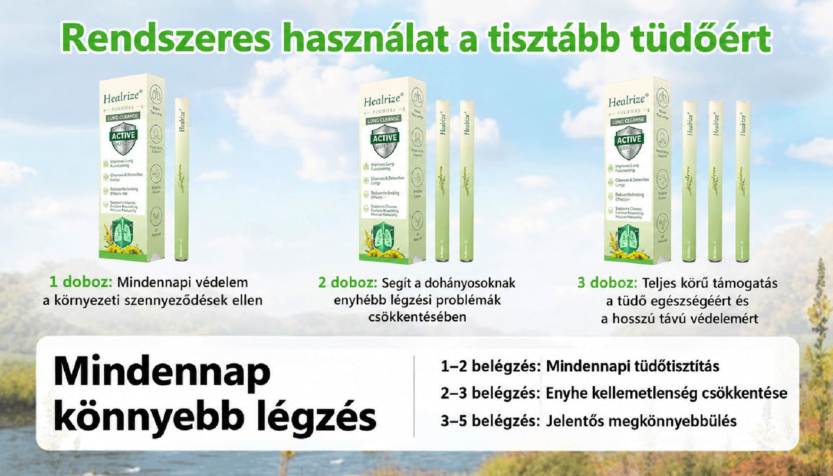 【Hivatalos Webáruház】Healrize® Gyógynövényes Ökörfarkfű Tüdőtisztító & Légzéskönnyítő Inhalátor 🌿 (Köhögéscsillapítás, nyákoldás, nehézlégzés és dohányos tüdő ápolása) 🚚 Készl🐟3️⃣