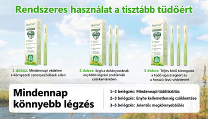 【Hivatalos Webáruház】Healrize® Gyógynövényes Ökörfarkfű Tüdőtisztító & Légzéskönnyítő Inhalátor 🌿 (Köhögéscsillapítás, nyákoldás, nehézlégzés és dohányos tüdő ápolása) 🚚 Készl🐟3️⃣