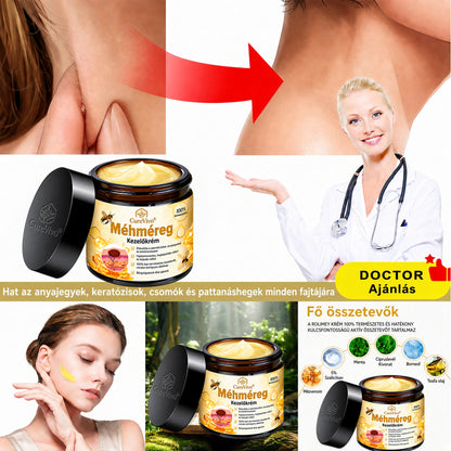 🔥  LIMITÁLT AJÁNLAT 👨‍⚕️🐝🌿 60% KEDVEZMÉNY | CureVivo® Méhméreg Bőrápoló Krém🐟3️⃣