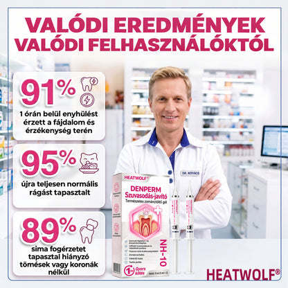 🧚‍♀️☘️🦷HEATWOLF® DenPerm – Természetes fogzománc-töltő gél a fogszuvasodás helyreállítására