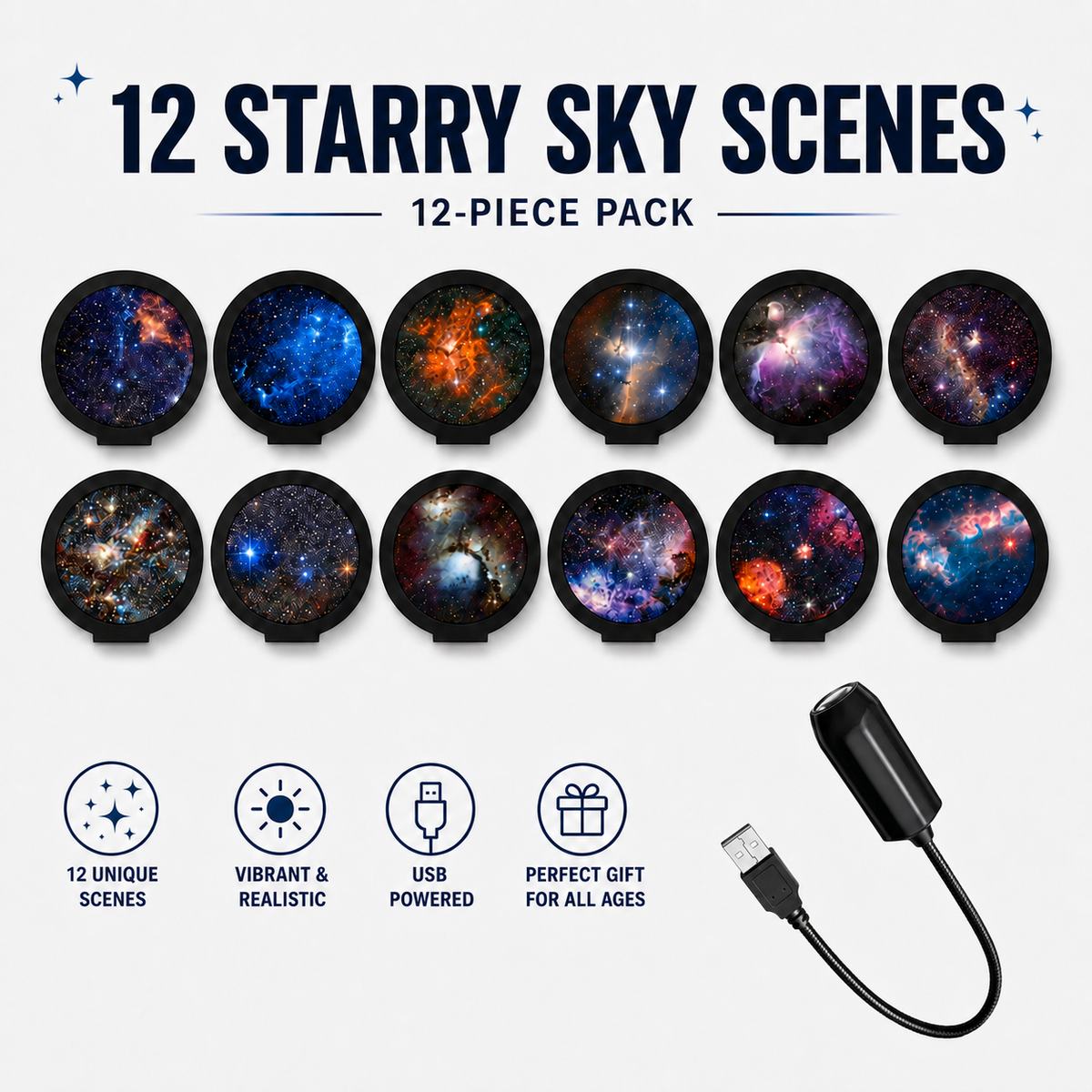 BVJ®✨Plug-&-Play HD Christmas Projector – 6 or 10 Festive Scenes(📦Buy 3 Free Shipping)