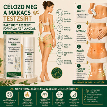 Orvosok által kifejlesztett 🚩| HEATWOLF® Berberin × NAD+ 10 az 1-ben Fejlett Hőaktív Alakformáló és Karcsúsító Stift (A feszesebb, simább és kontúrosabb testért)🚩2️⃣
