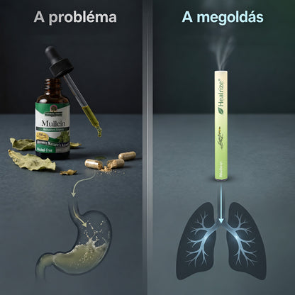 【Hivatalos Webáruház】Healrize® Gyógynövényes Ökörfarkfű Tüdőtisztító & Légzéskönnyítő Inhalátor 🌿 (Köhögéscsillapítás, nyákoldás, nehézlégzés és dohányos tüdő ápolása) 🚚 Készl🐟3️⃣
