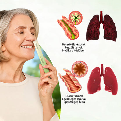 【Hivatalos Webáruház】Healrize® Gyógynövényes Ökörfarkfű Tüdőtisztító & Légzéskönnyítő Inhalátor 🌿 (Köhögéscsillapítás, nyákoldás, nehézlégzés és dohányos tüdő ápolása) 🚚 Készl🐟3️⃣
