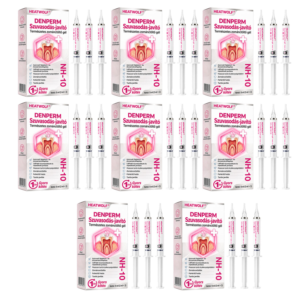 🧚‍♀️☘️🦷HEATWOLF® DenPerm – Természetes fogzománc-töltő gél a fogszuvasodás helyreállítására