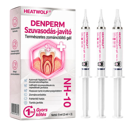 🧚‍♀️☘️🦷HEATWOLF® DenPerm – Természetes fogzománc-töltő gél a fogszuvasodás helyreállítására
