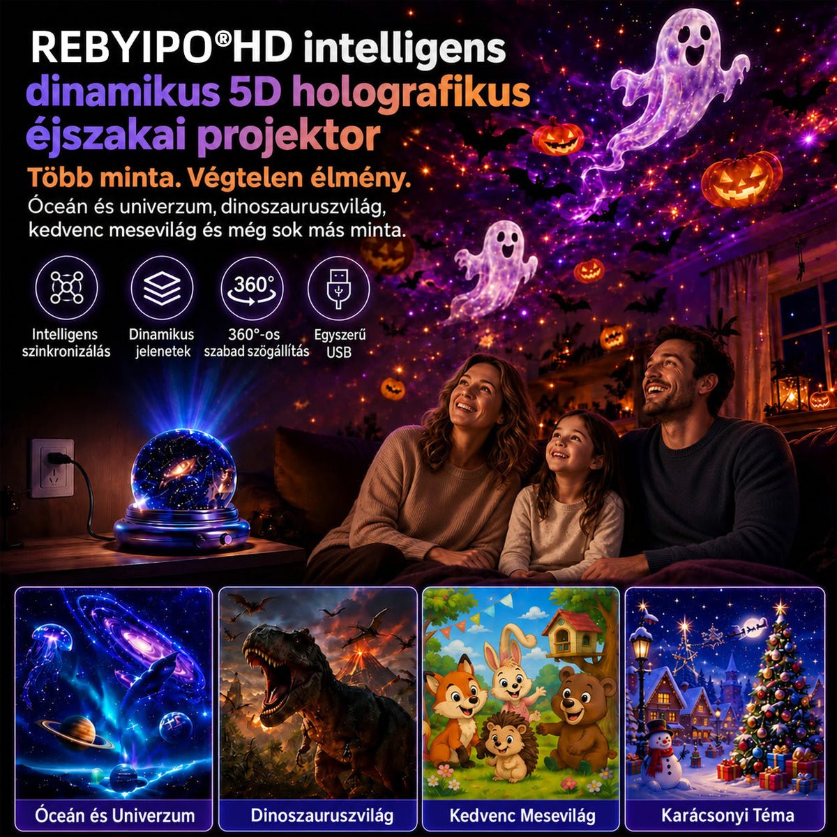 Utolsó napos akció: 60%🍓🔮 REBYIPO® Éjszakai fényvetítő