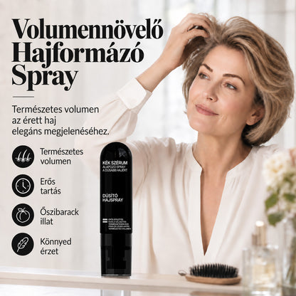 🍑✨90 ml-es GarageLine® dúsító hajformázó spray, hosszan tartó permet, édes barack illat🐟3️⃣