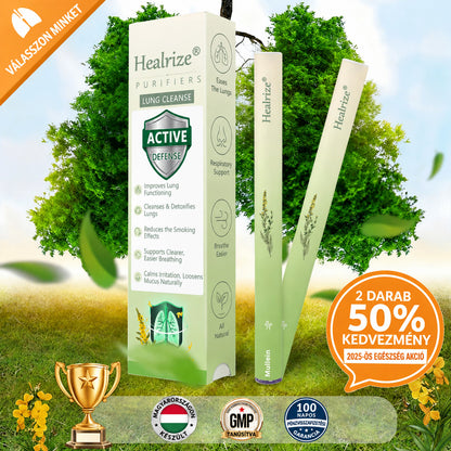 【Hivatalos Webáruház】Healrize® Gyógynövényes Ökörfarkfű Tüdőtisztító & Légzéskönnyítő Inhalátor 🌿 (Köhögéscsillapítás, nyákoldás, nehézlégzés és dohányos tüdő ápolása) 🚚 Készl🐟3️⃣