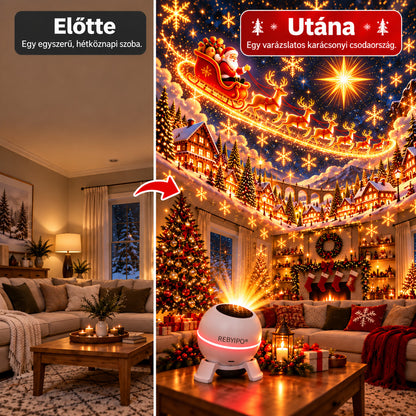 REBYIPO®🎄🎅🎁 Varázslatos karácsonyi fények ✨ Gyújtsd fel az ünnep varázsát🐟1️⃣