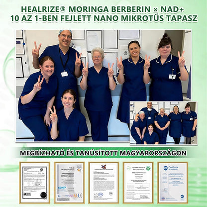 Hivatalos Bolt | 🩹🌞 CureVivo® Moringa · Berberine × NAD+ 10-az-1 Haladó Nano Mikrotű Tapasz (Naponta csak egyszer, látható változás 7 nap alatt) ✅ Elhízás, laza bőr, cukorbetegség, alvási apnoe, ízületi problémák és még több ellen