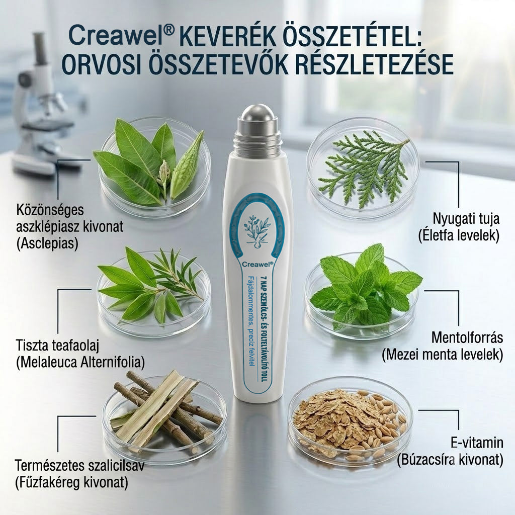 🖋️🌕𝐇𝐢𝐯𝐚𝐭𝐚𝐥𝐨𝐬 𝐦á𝐫𝐤𝐚𝐛𝐨𝐥𝐭  Creawel®   𝟕 𝐍𝐚𝐩𝐨𝐬 𝐁ő𝐫𝐤𝐢𝐧ö𝐯é𝐬- é𝐬 𝐅𝐨𝐥𝐭𝐫𝐚𝐝í𝐫(Fájdalommentes, nyommentes roll-on)