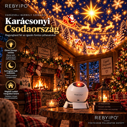 REBYIPO®🎄🎅🎁 Varázslatos karácsonyi fények ✨ Gyújtsd fel az ünnep varázsát🐟1️⃣