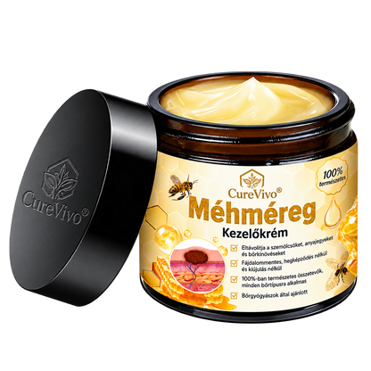 🔥  LIMITÁLT AJÁNLAT 👨‍⚕️🐝🌿 60% KEDVEZMÉNY | CureVivo® Méhméreg Bőrápoló Krém🐟3️⃣