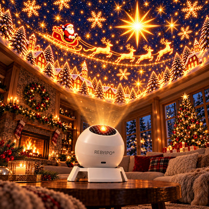 REBYIPO®🎄🎅🎁 Varázslatos karácsonyi fények ✨ Gyújtsd fel az ünnep varázsát🐟1️⃣