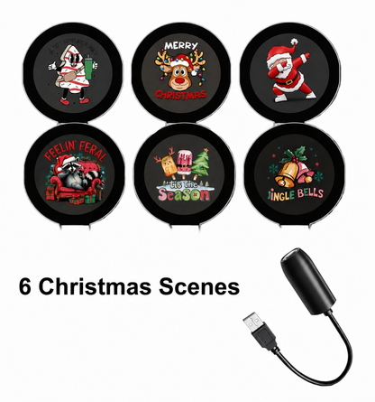 BVJ®✨Plug-&-Play HD Christmas Projector – 6 or 10 Festive Scenes(📦Buy 3 Free Shipping)