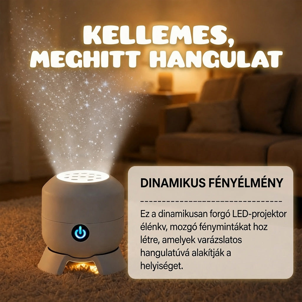 🦄 1️⃣UTOLSÓ NAP: -70% KEDVEZMÉNY 丨🎇💡REBYIPO® intelligens éjszakai fény projektor — 5D hologramos csillagos ég és óceán projektor 🌠