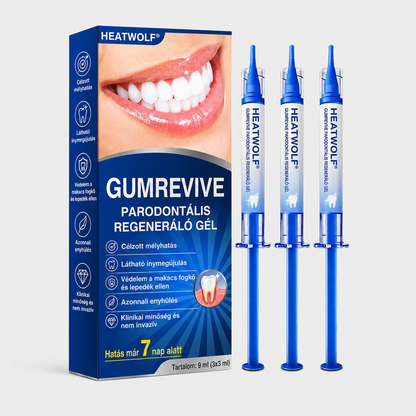 🇭🇺👨‍⚕️✅🦷 HEATWOLF® GumRevive – Parodontális helyreállító gél✨2️⃣