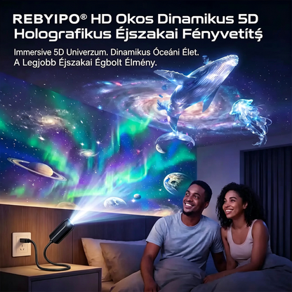🔥Utolsó nap 70% kedvezmény | REBYIPO® Éjszakai fény projektor - Intelligens holografikus csillagprojektor🌠