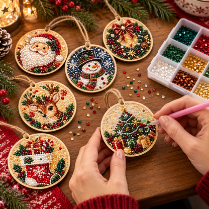 Karácsonyi DIY díszek készítése